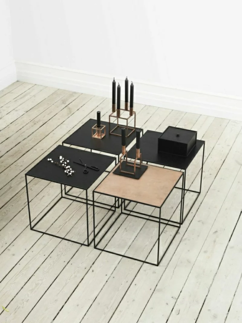 skandinavische Möbel Design Einrichtungsbeispiele Couchtisch