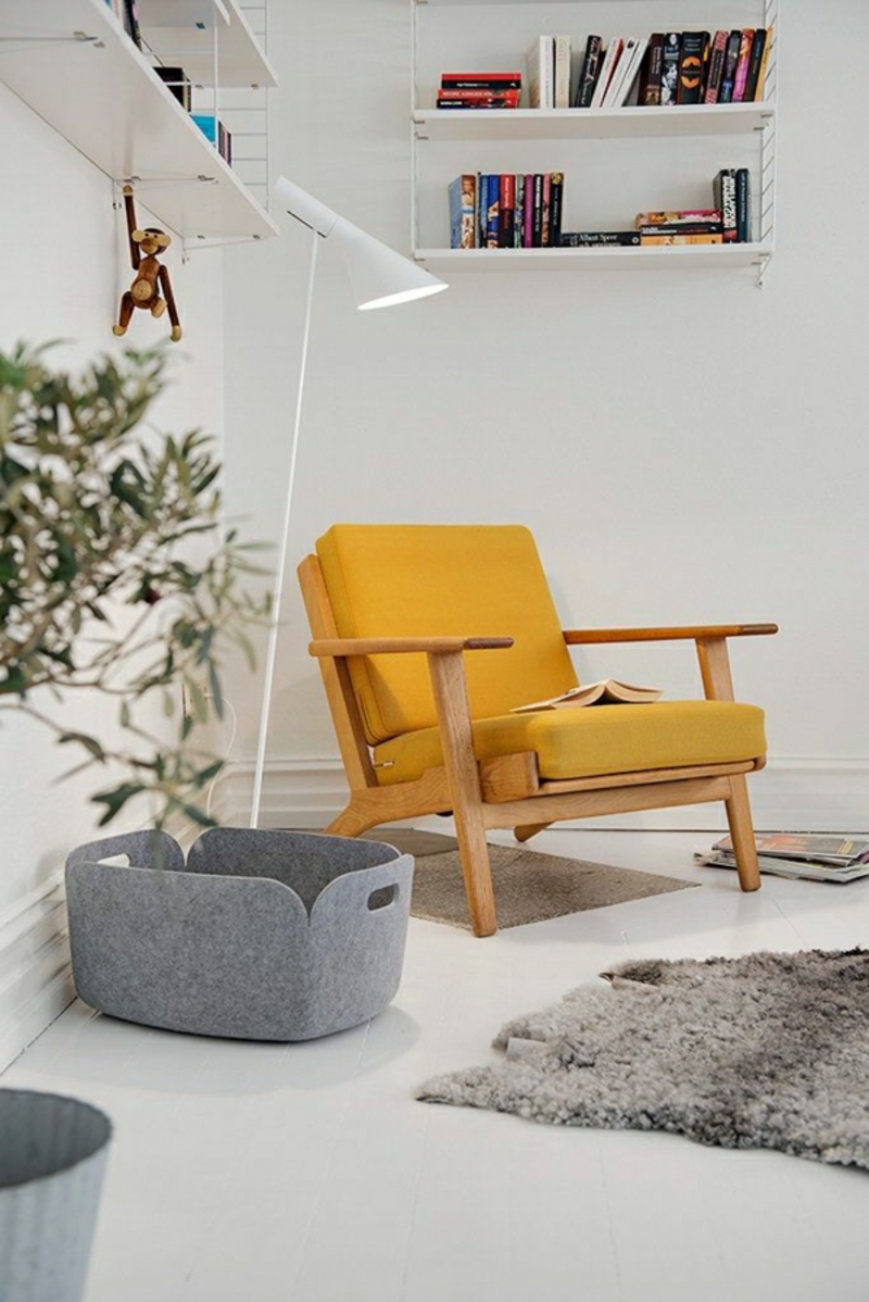 skandinavische möbel online sessel gelb