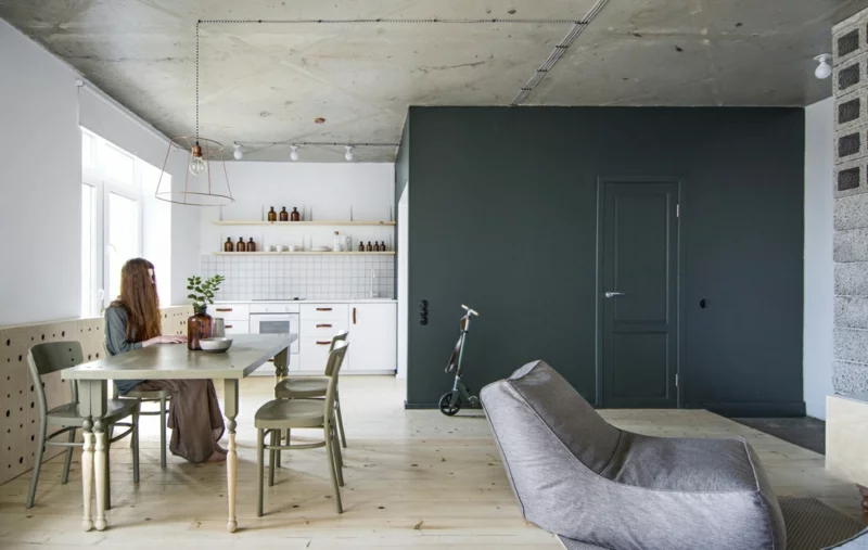 skandinavisches Design offenen Wohnraum gestalten