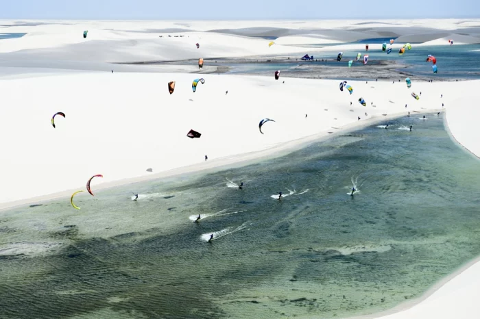 Lencois Maranhenses Naturpark lagunen kitesurfen