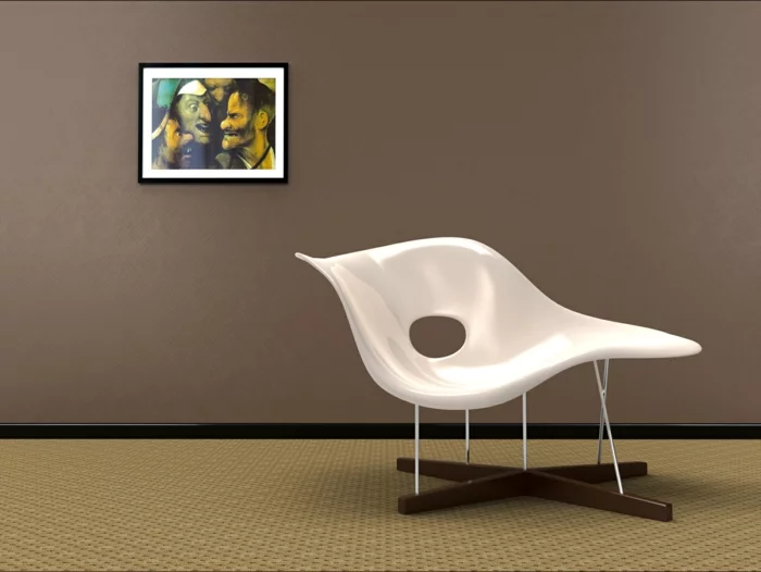 sitzmöbel La chaise Charles Ray Eames