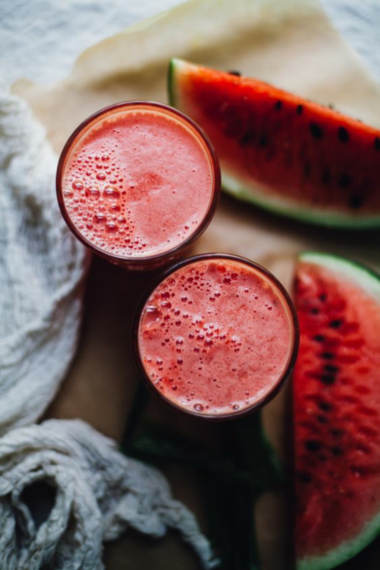 Gesund leben Wassermelone Saft gesunde Ernährung frische Säfte
