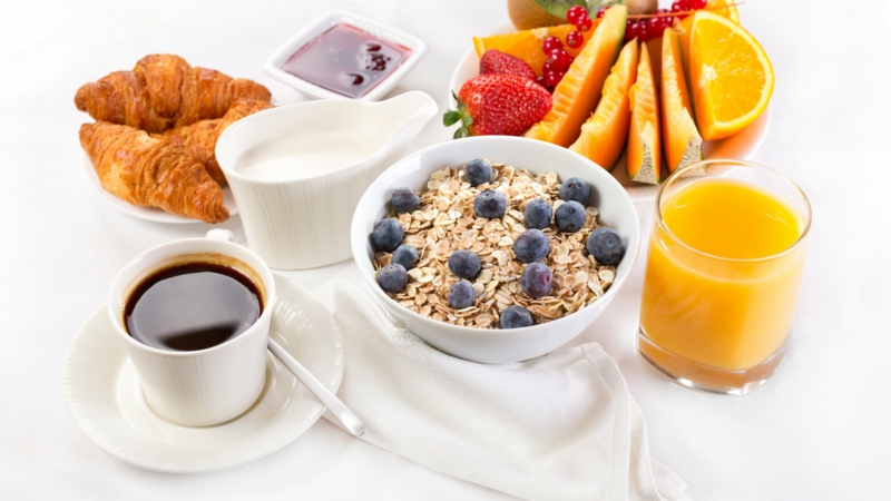 gesundes Leben führen gesunde Gewohnheiten gesundes Frühstück