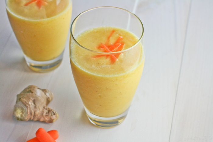 gesundes essen ingwer orange smoothie lifestyle gesundheit