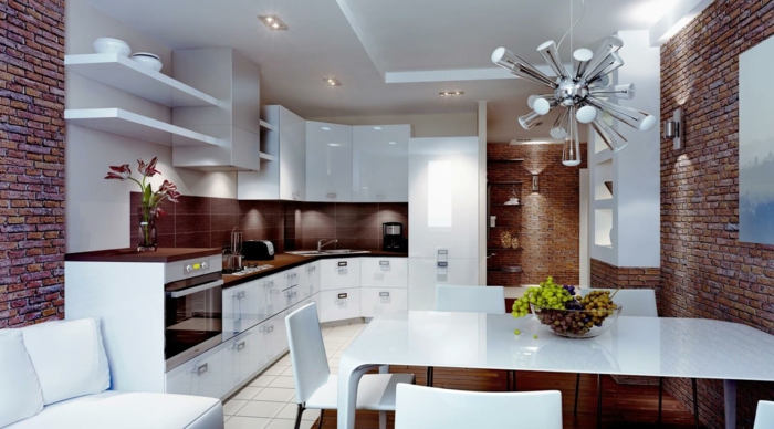 küchengestaltung qi energie richtige kücheneinrichtung weiße küchenmöbel
