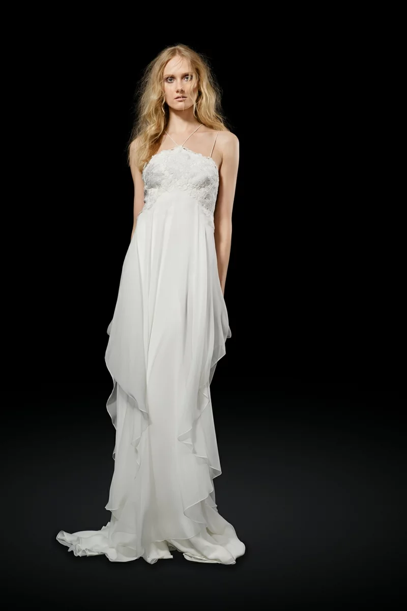 moderne Brautkleider Elizabeth Fillmore Hochzeitskleid lang