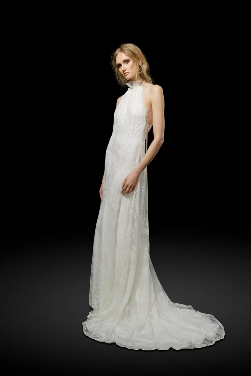 moderne Brautkleider Elizabeth Fillmore Hochzeitskleid mit Schleppe