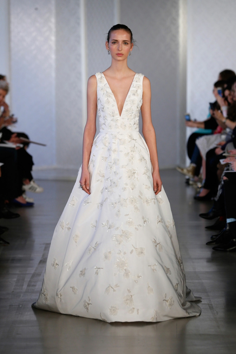moderne Brautkleider Oscar de la Renta Hochzeitskleider