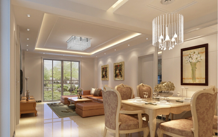 modernes esszimmer luxuriöse esszimmermöbel offener wohnplan