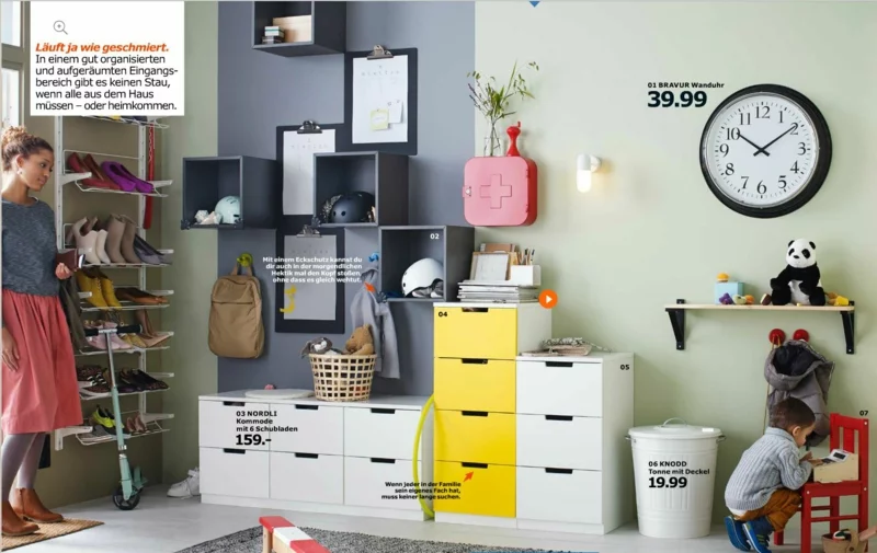 neuer Ikea Katalog online 2016 extra Stauraum Aufbewahrungskisten