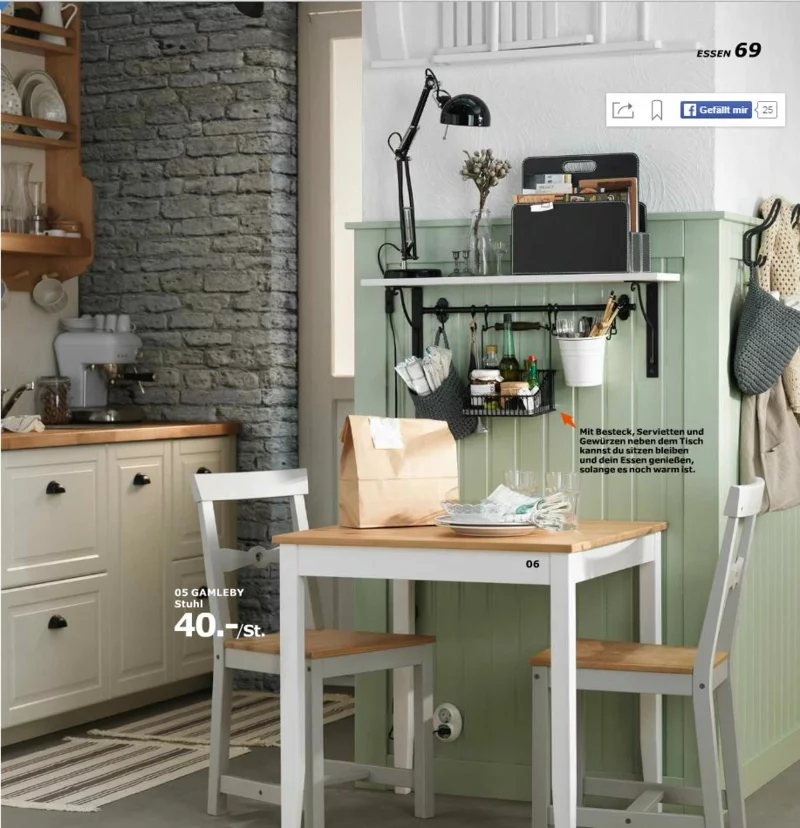 neuer Ikea Katalog online Esszimmertisch mit Stühlen