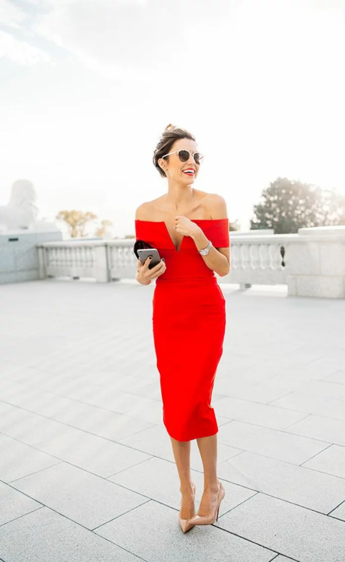 Abendkleider online das perfekte rote Abendkleid