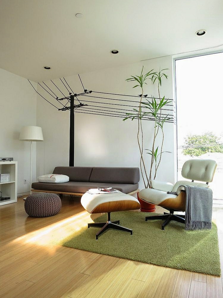 Wohnung einrichten Tipps Wohnzimmer Relax Möbel kreative Wanddeko