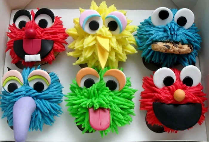 cupcake deco muffinsmuppet show geburtstag party ideen