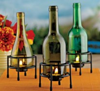 42 Upcycling Ideen für DIY Lampen aus Glasflaschen