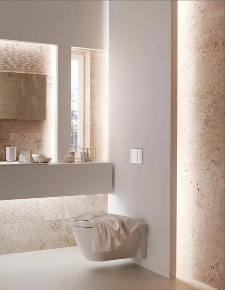 indirekte Beleuchtung led Badezimmer moderne Einrichtungsideen