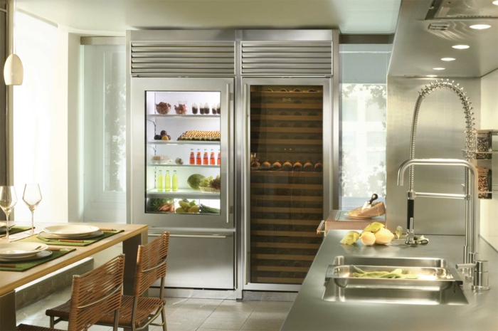 kühlschränke modernes design praktisch küchenideen