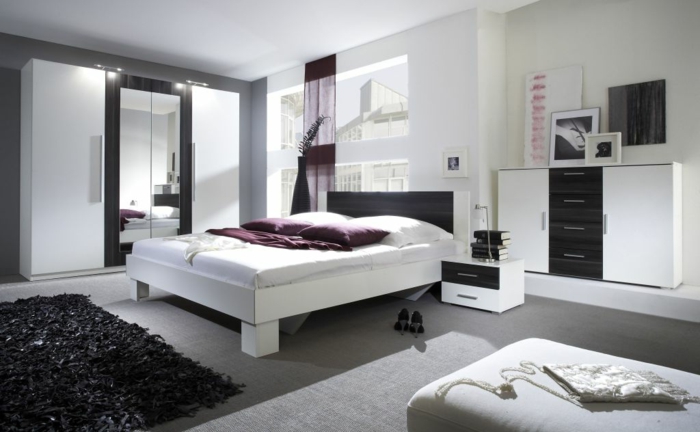 Weißes Schlafzimmer - 122 Gestaltungskonzepte in Weiß, welche die