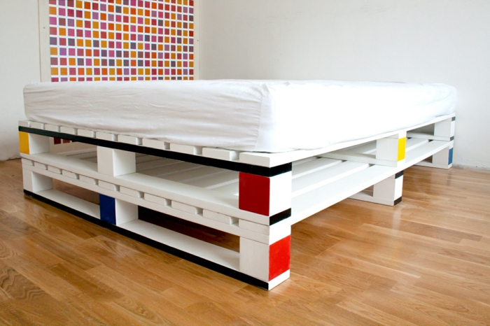 schlafzimmer ideen Bett aus paletten sofa aus paletten paletten bett möbel aus paletten bauhaus