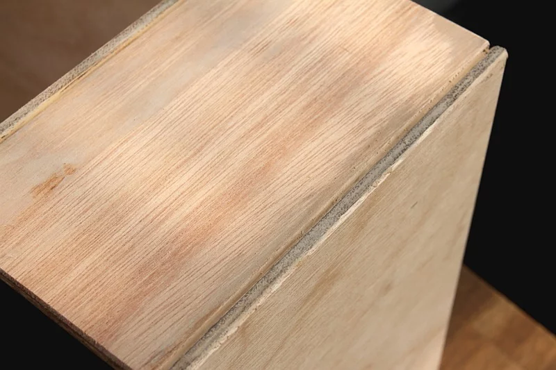 Büroaccessoires Stehsammler aus Holz selber bauen Bürozubehör Holz