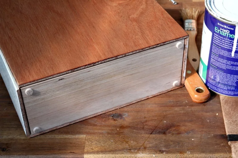 Büroaccessoires Stehsammler aus Holz selber bauen Bürozubehör Zeitschriftensammler