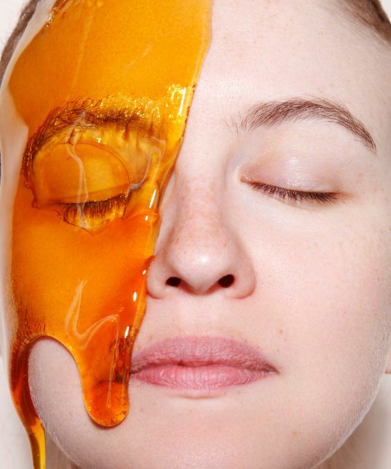 Gesichtsmaske selber machen Gesichtspflege mit Honig