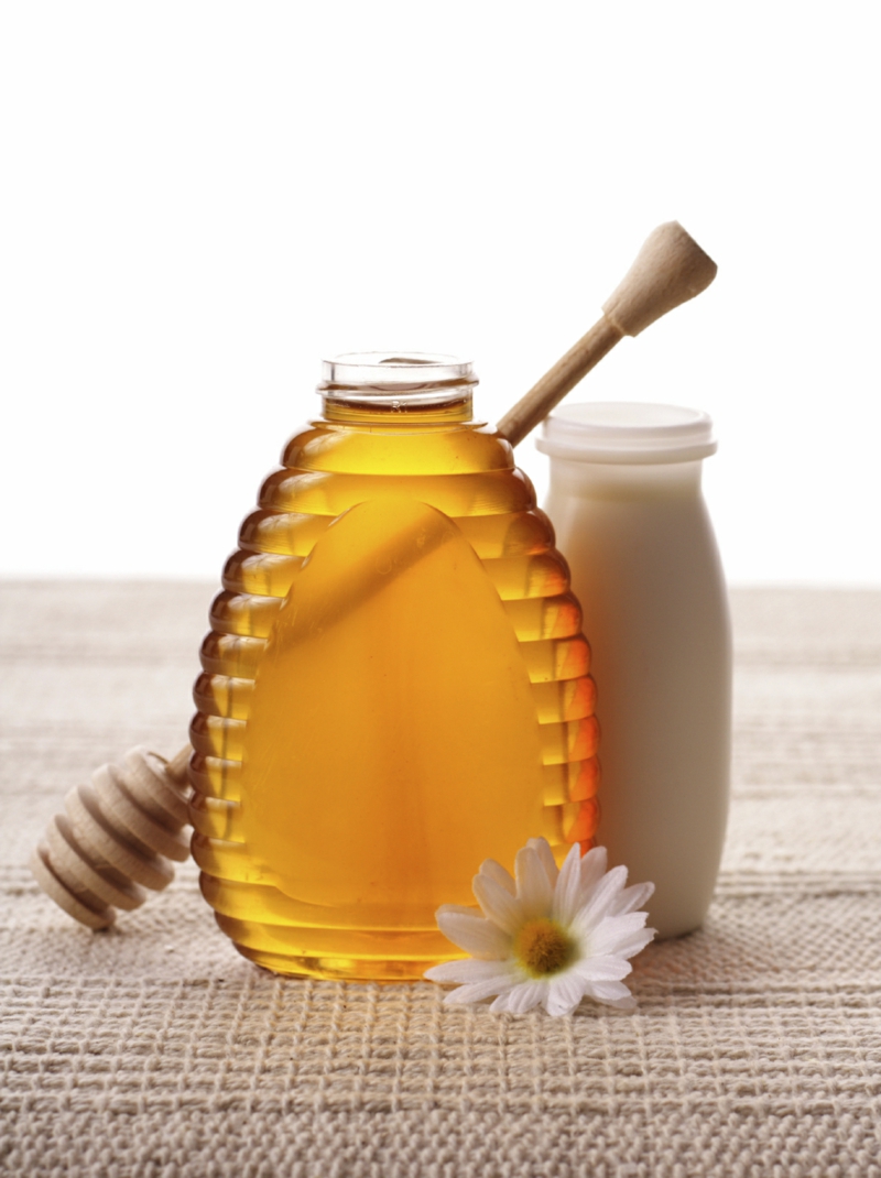 Honig gesund Milch mit Honig trinken Honig Wirkung