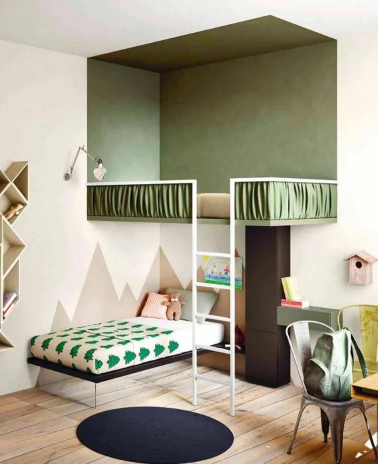 Kinderzimmer Ideen Bilder für Kinderzimmer Farbe Grün