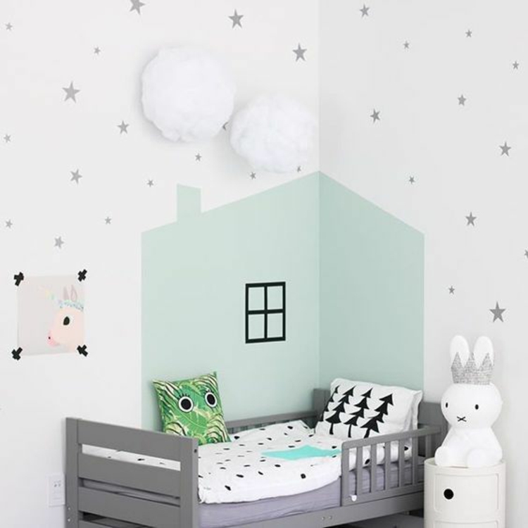 Kinderzimmer Ideen Bilder für Kinderzimmer Wanddeko Kinderbett