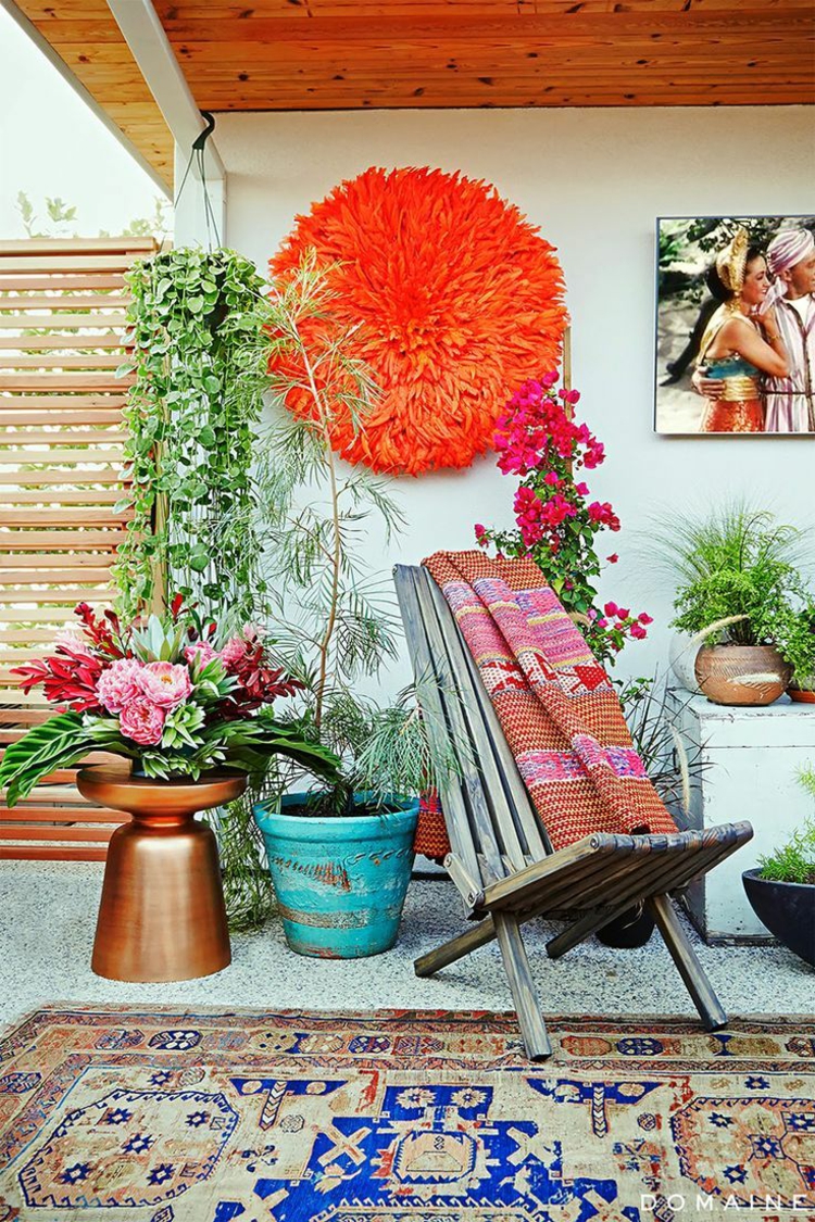 Vorgartengestaltung Vintage Stil schicke Gartenmöbel