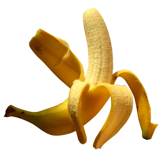 bananen gesund ganzes bild- voll bananenschale stücke schatten