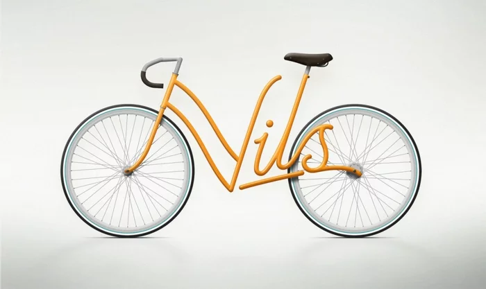 besondere geschnekidee freund fahrrad viktoria titel einzeln gelb