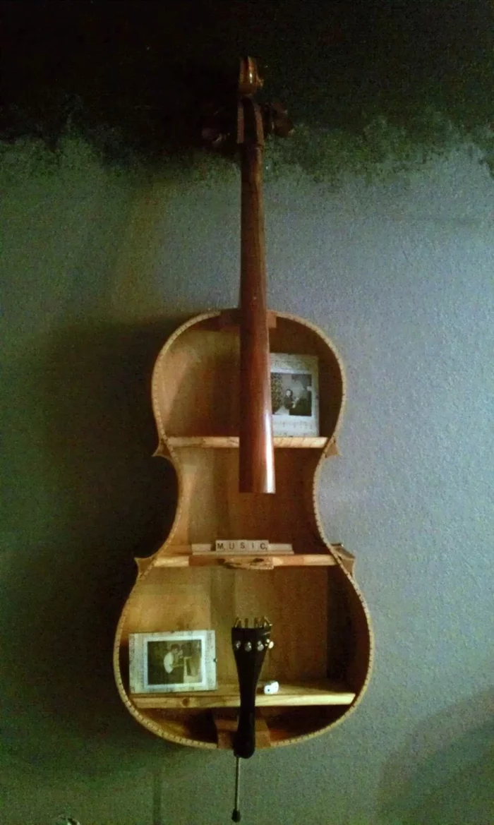 Upcycling Ideen dekoideen deko ideen wohnzimmer ideen DIY ideen kreativ gitarre korpus