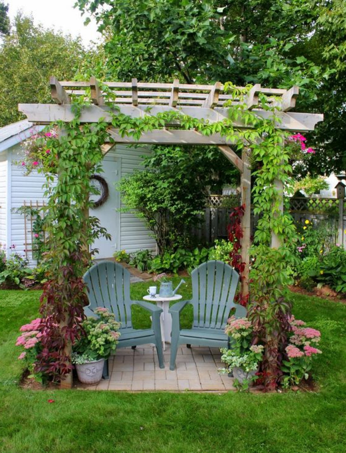 Garten Pergola gestalten 50 Ideen für Ihre sommerliche