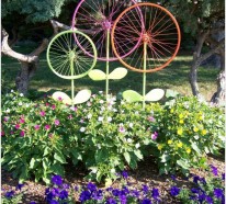12 kreative Gartenideen mit Fahrrad