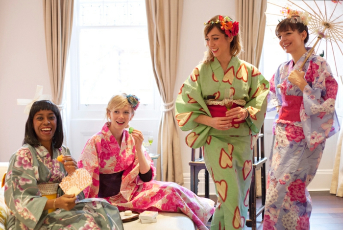 party ideen kimono party japanisches thema