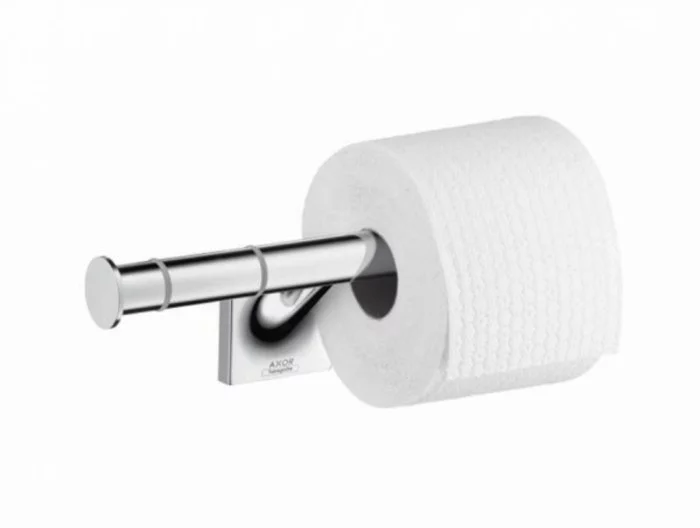 Toilettenpapierhalter aus Metall WC Papierhalter für zwei Rollen