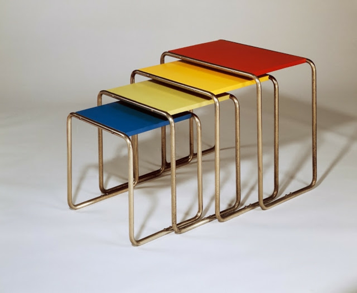 Bauhausstil Hocker verschiedene Farben Designerstühle