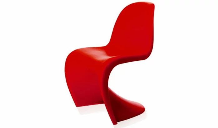 Bauhausstil panton chair rot