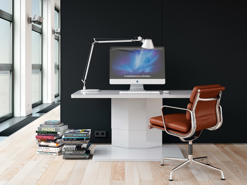Büromöbel Design Kembo Alpha Schreibtisch Tischlampe Arbeitsplatz