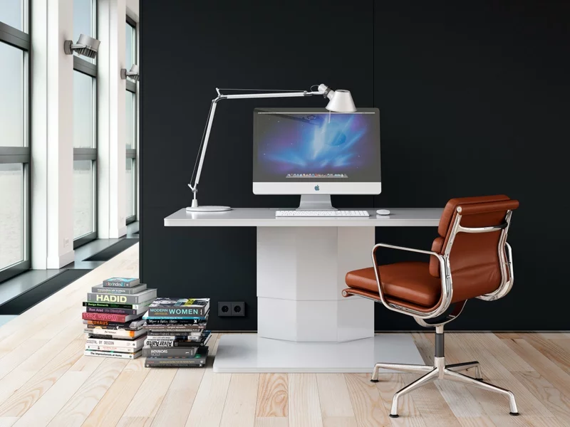 Büromöbel Design Kembo Alpha Schreibtisch Tischlampe Arbeitsplatz