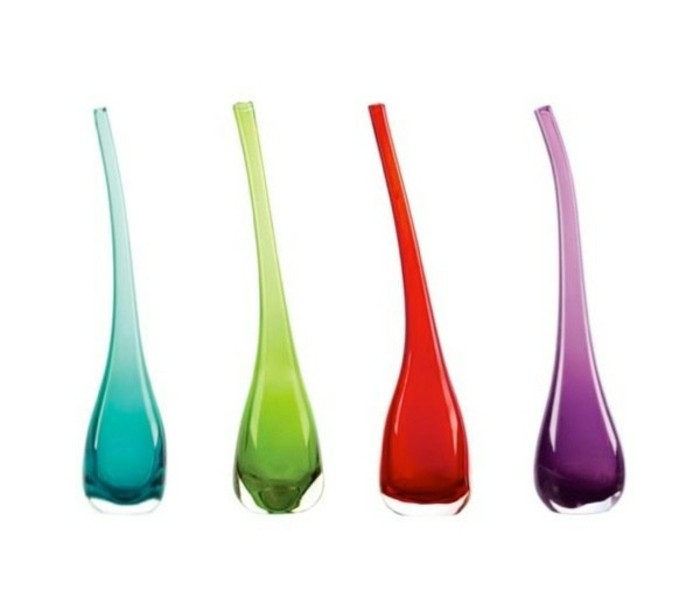 Deko Vasen kreative Dekoartikel Glasvasen farbig