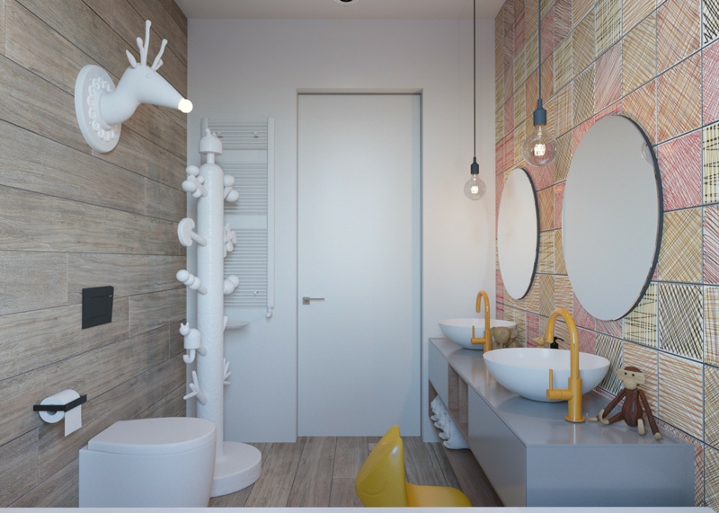 Designer Kinderzimmer Ideen Badezimmer gestalten