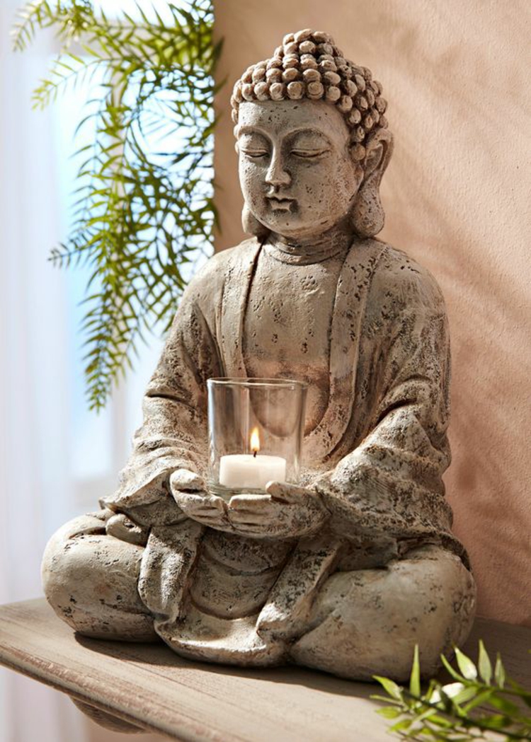 Feng Shui Badezimmer Buddha Statue Zimmerpflanzen