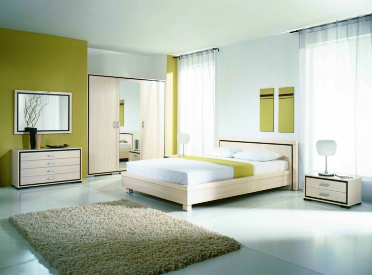 Feng Shui Schlafzimmer Wandfarbe Grün