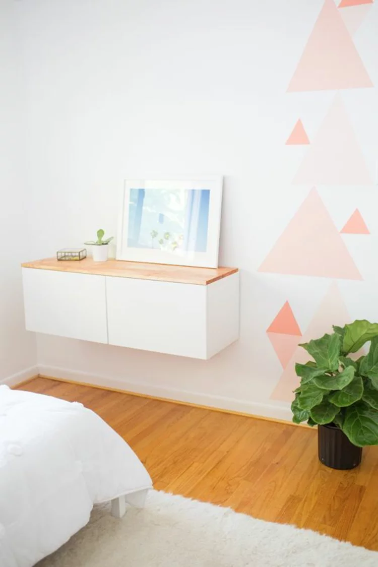 Feng Shui Schlafzimmer Wandkommode minimalistisch