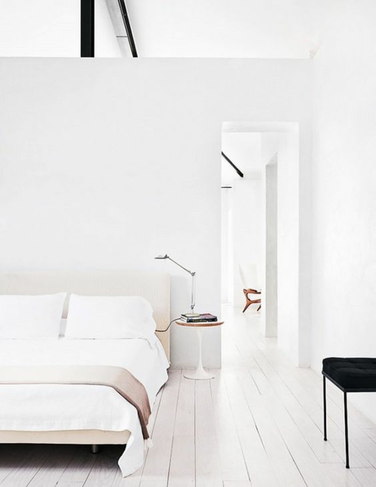 Feng Shui Schlafzimmer einrichten Farbe weiß