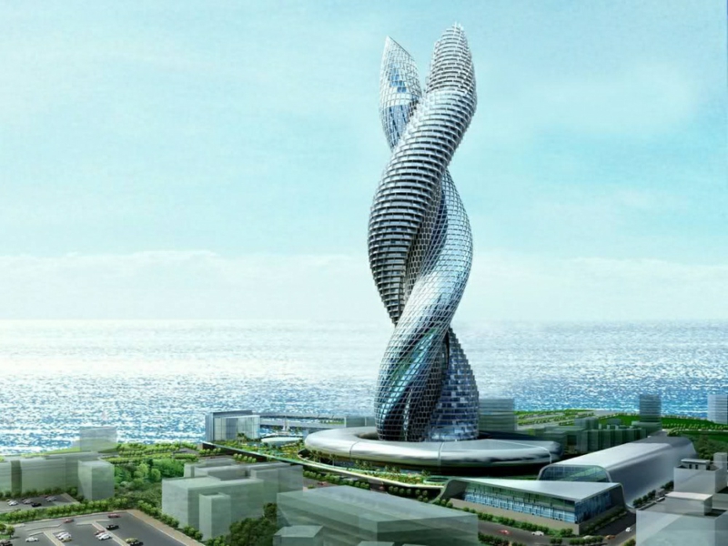 Futuristische Architektur Bauen und Leben Сobra Towers Kuwait