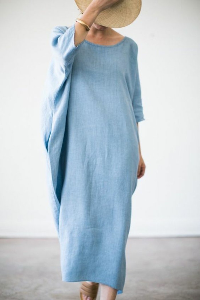 Jeanskleider Damen Kleid aus Jeansstoff Sommermode