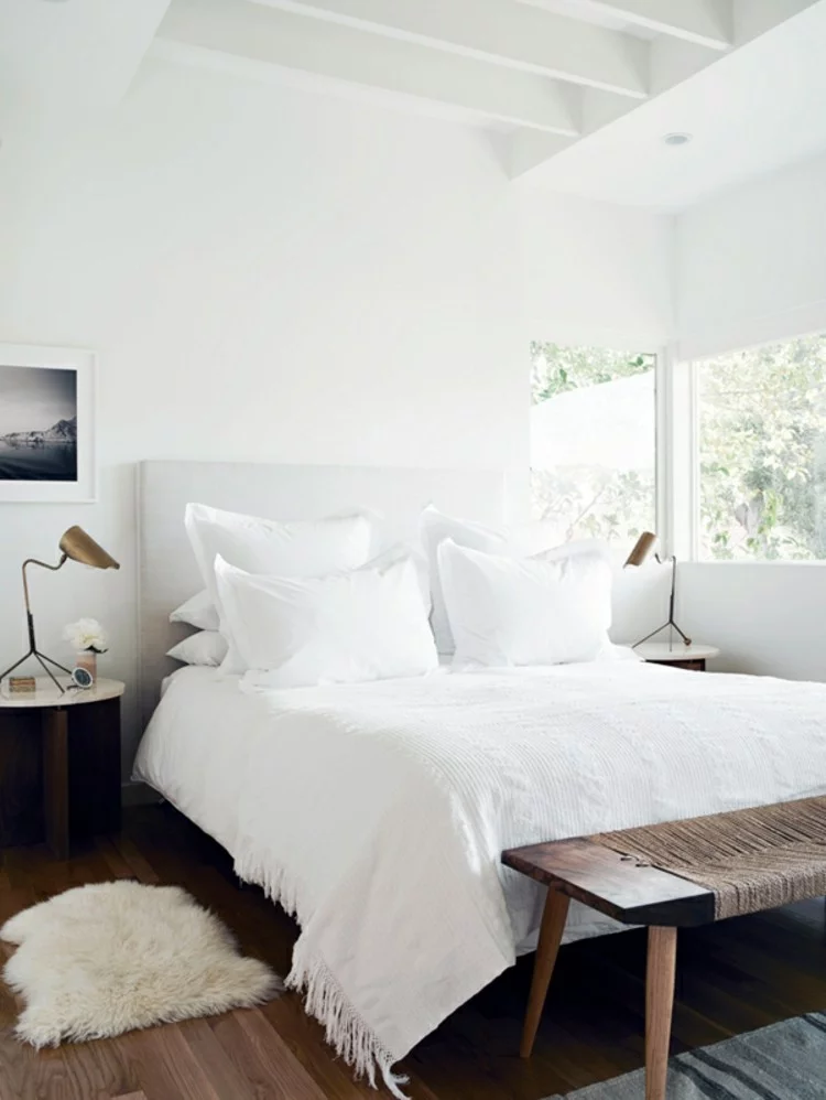 Wohnungseinrichtung Ideen Schlafzimmer minimalistischer Stil